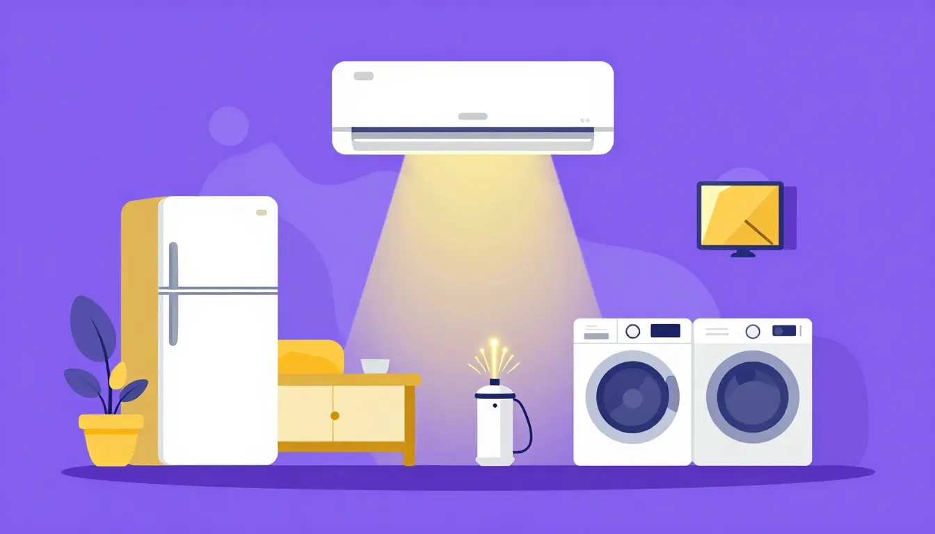 Appliances that consume most electricity in India